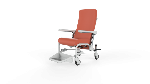 Fauteuil Vesta - dossier monobloc inclinable - frein centralisé arrière