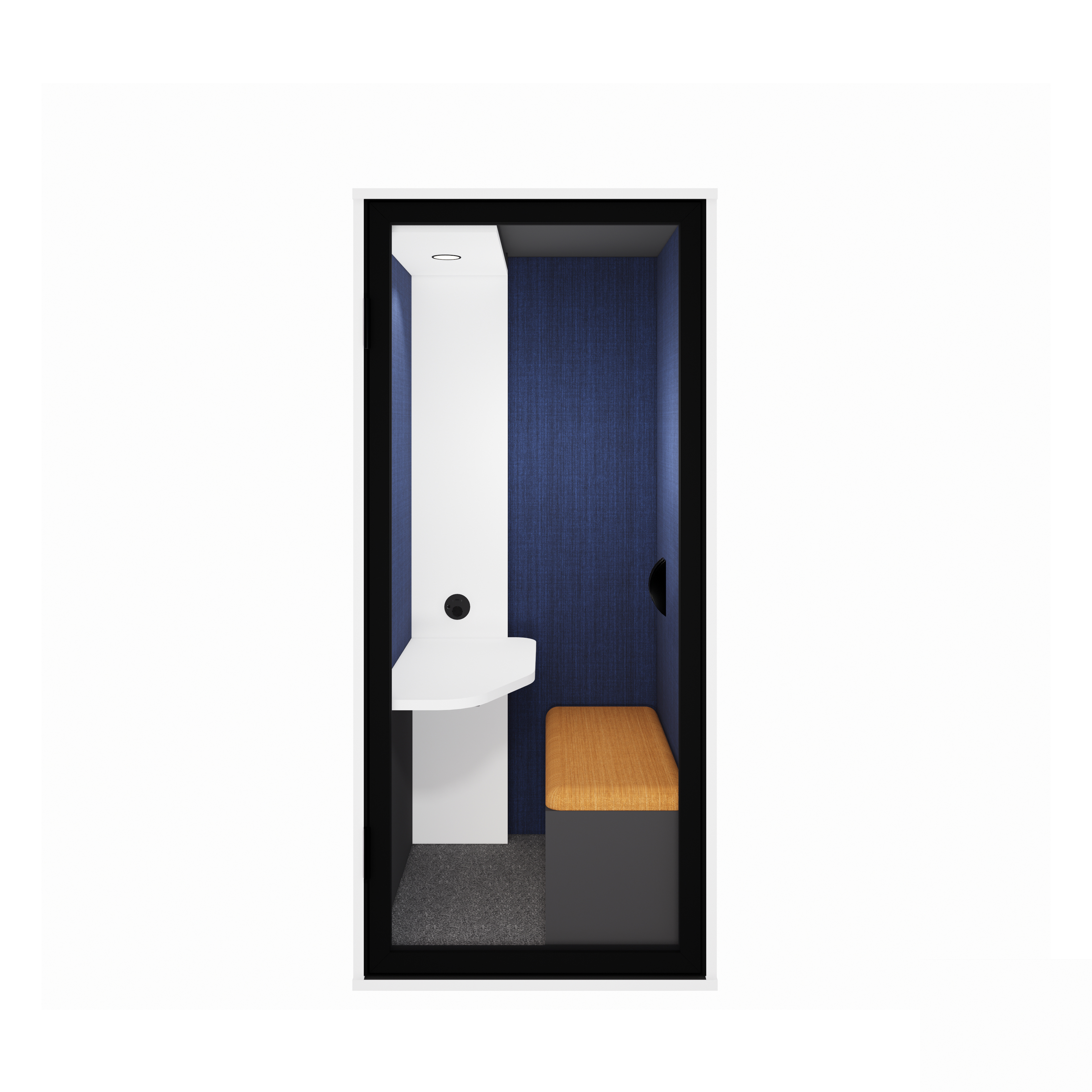 Cabine acoustique individuelle Cocon - avec assise -