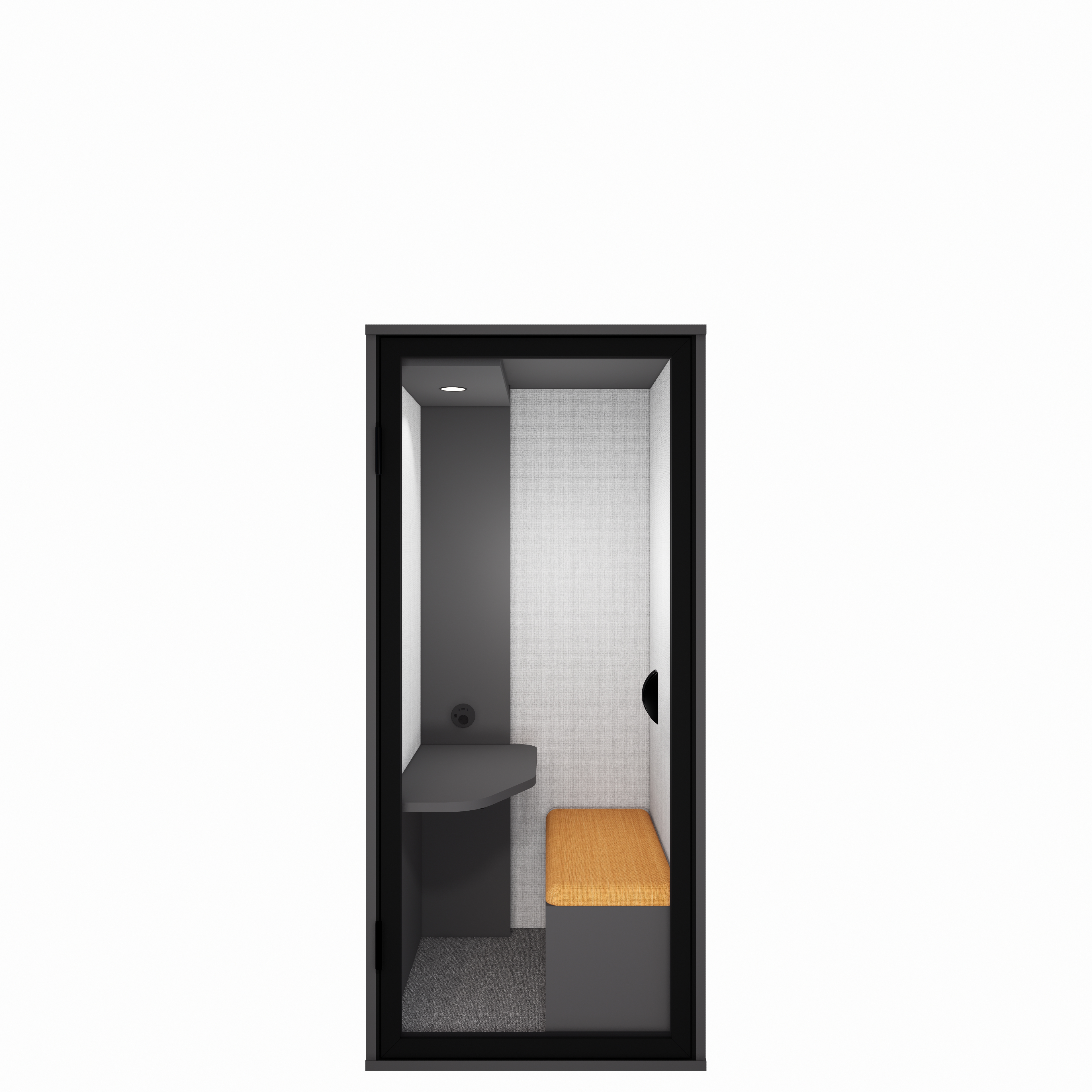 Cabine acoustique individuelle Cocon - avec assise -