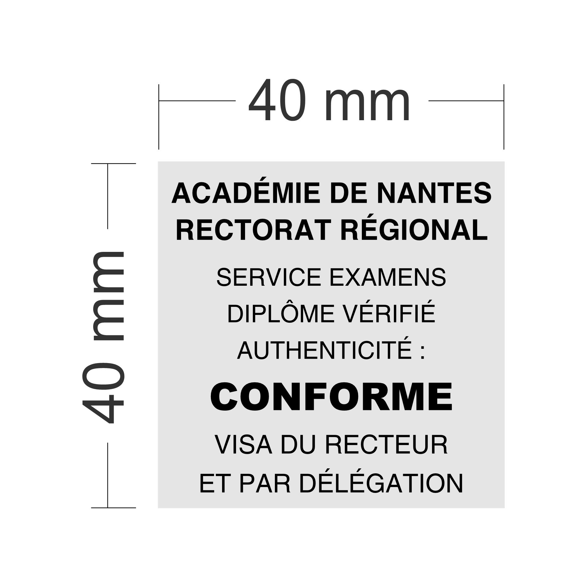 Tampon personnalisé Trodat 4924 Printy - 8 lignes 43 x 43 mm