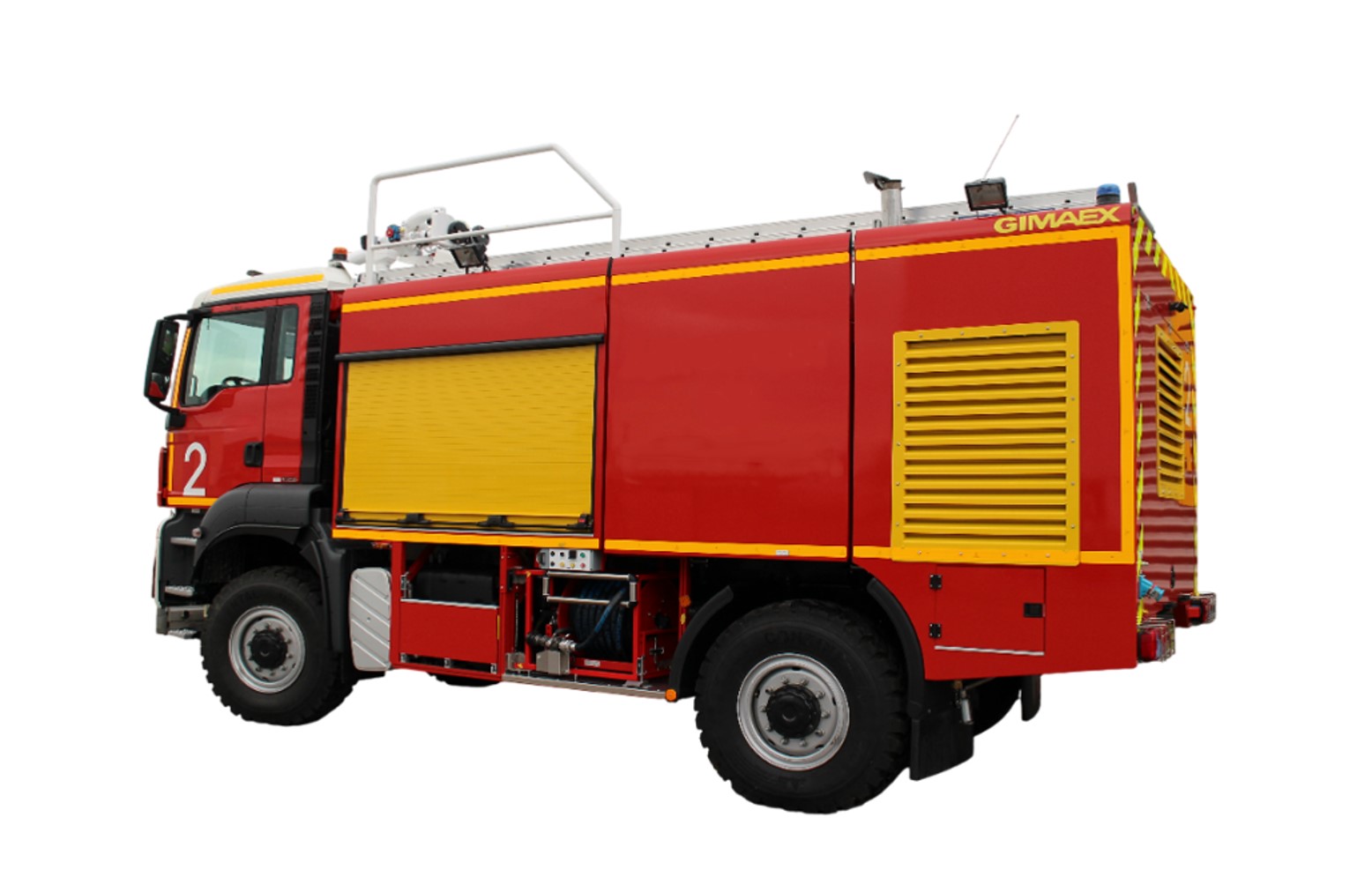 Véhicule Intervention Mousse - VIM 26 P2,5 Scania P500 B4X4 HZ - 2 places - 19 t - 500 ch - Euro 5