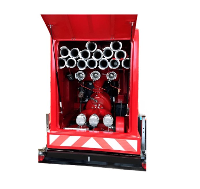 Motopompe remorquable - MPR 3000/15 Motorisation FPT N45 MNT F41 diesel - 2.5 t - 195 ch