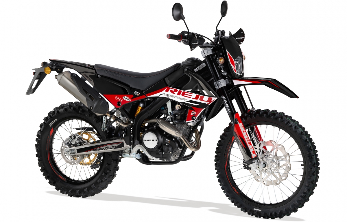 Moto Rieju Marathon Pro 125 Trail - noir ou rouge (couleur à préciser)