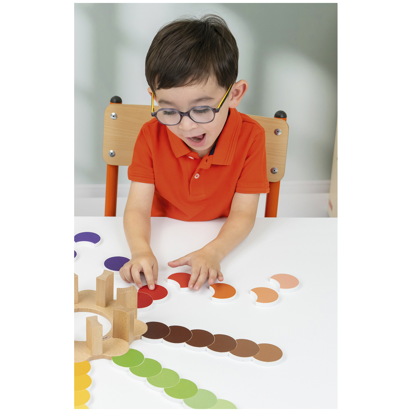 Sensoriel - la fleur des couleurs - Montessori par Nathan