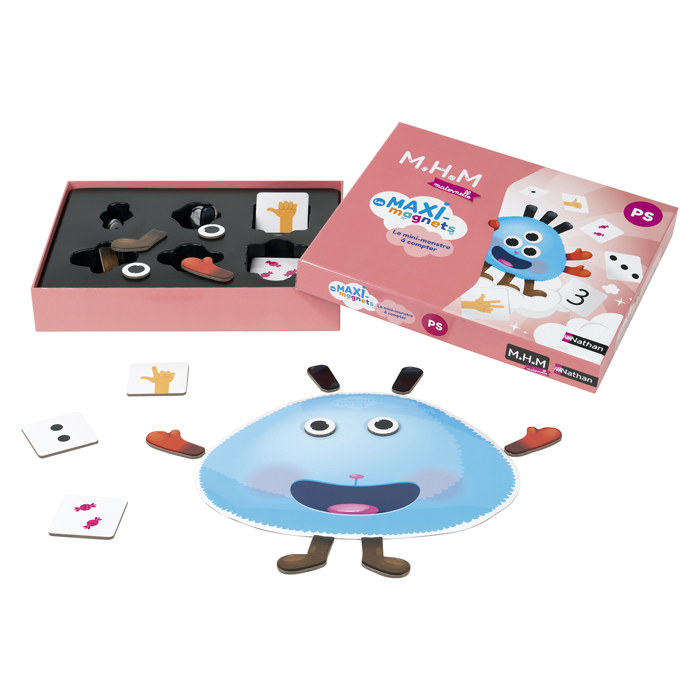 MHM - maxi-magnets - le mini-monstre à compter