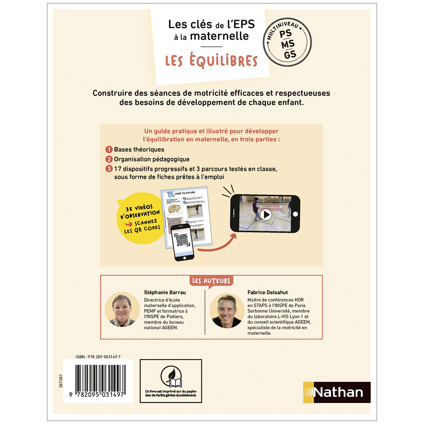 Les clés de l'ePS à la maternelle - les équilibres - multiniveau PS-MS-GS
