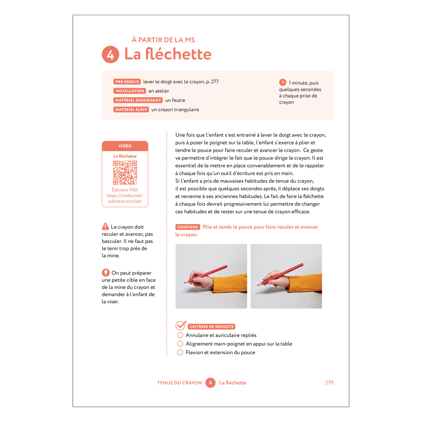 Mdi bien écrire et aimer écrire - guide d'activités maternelle