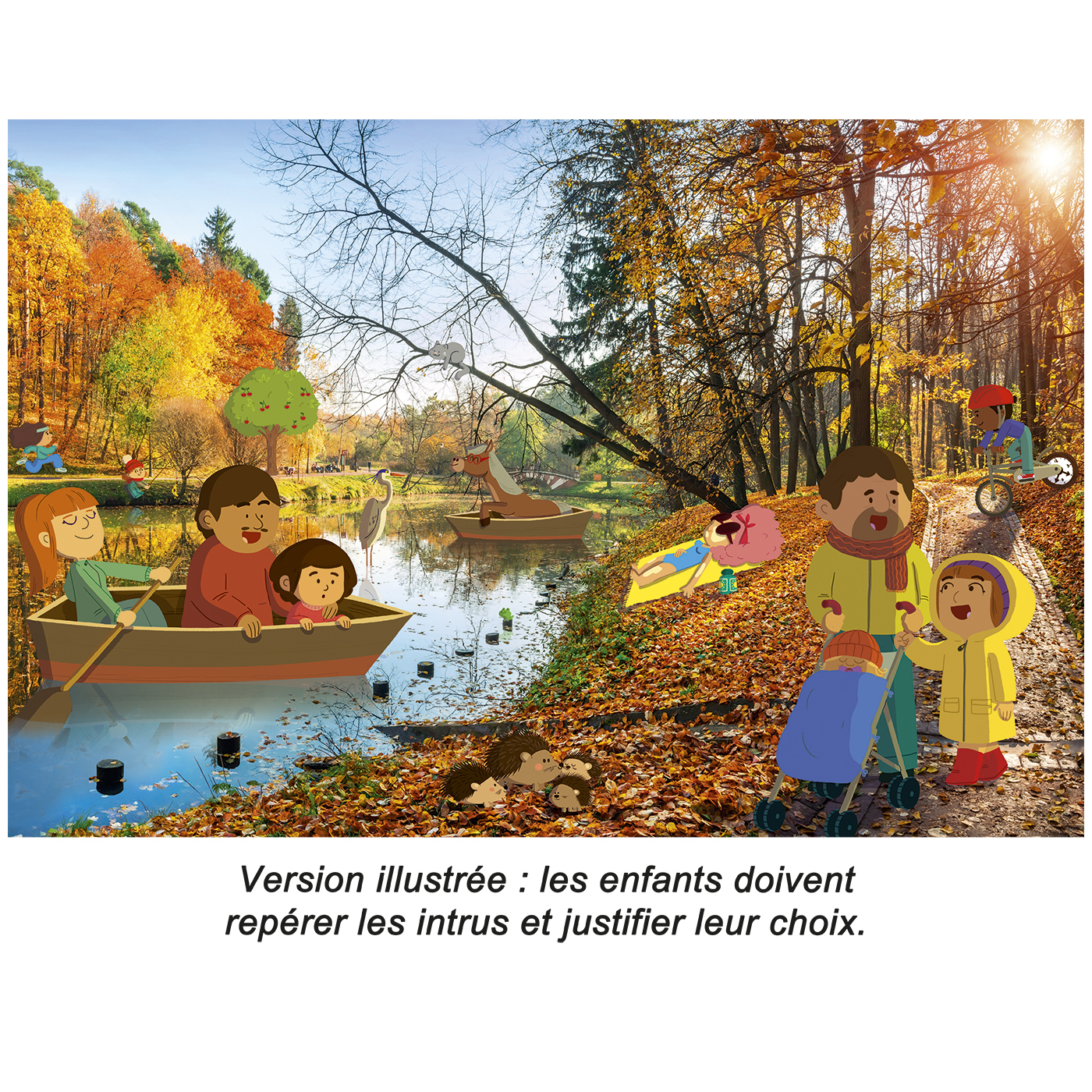 Les petits détectives - grandes images et petits intrus