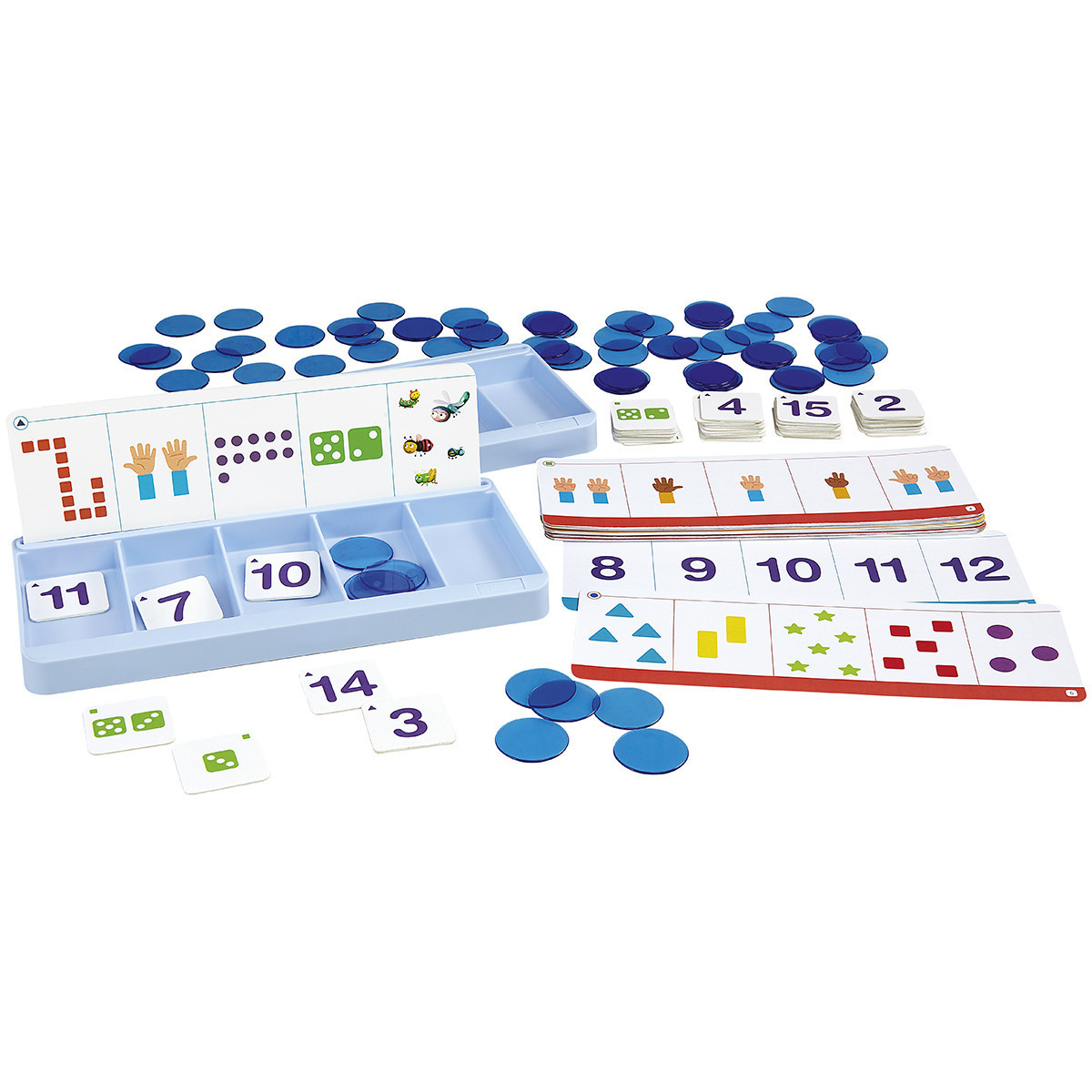 Atelier boîtes à compter 3 - 2 enfants