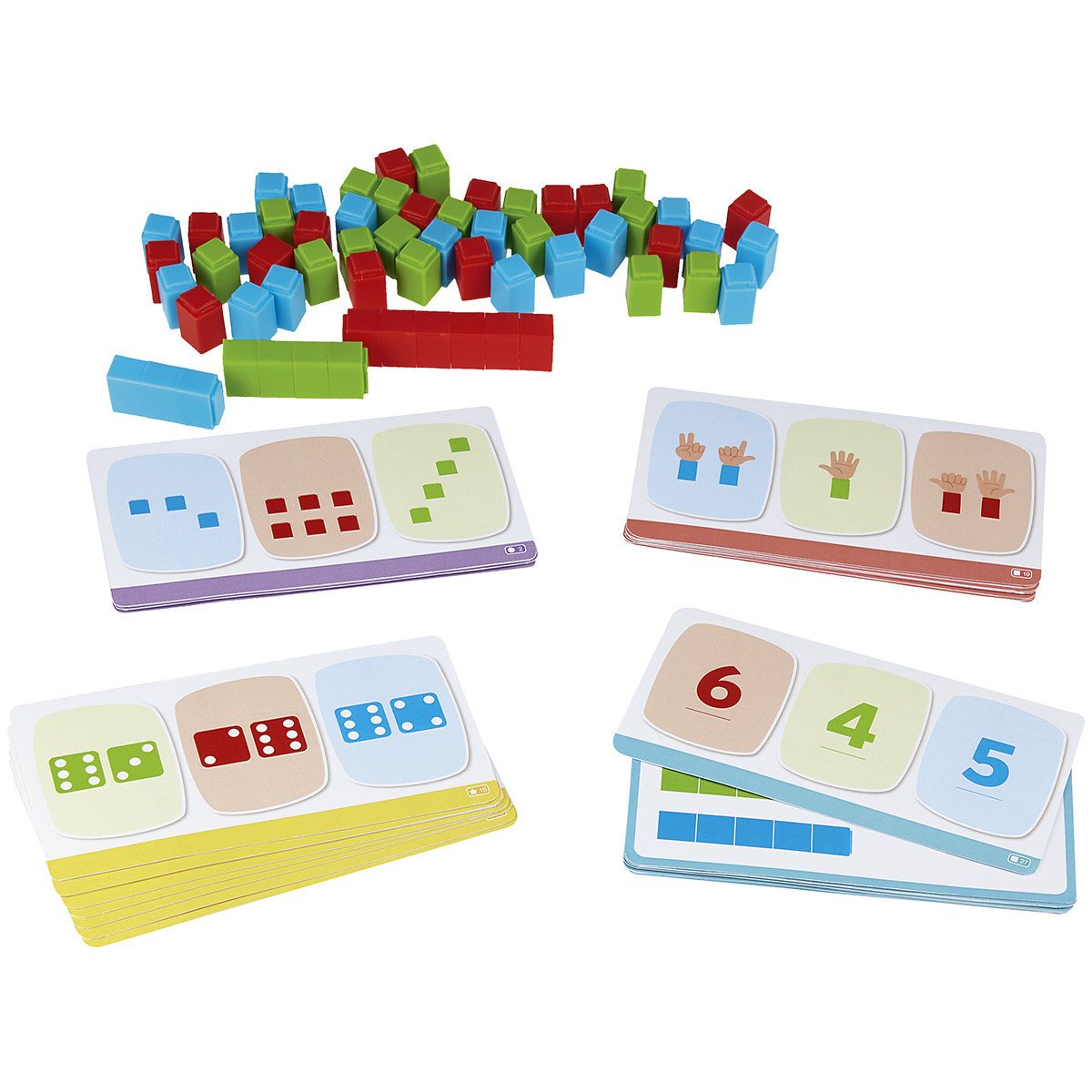 Atelier cubes et nombres 2 -2 enfants