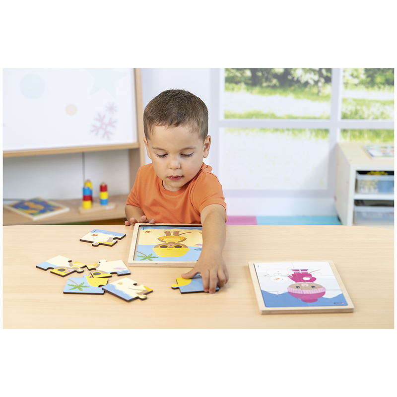 Puzzle bois -puzzles Kimi - les saisons -(4 et 6 p)