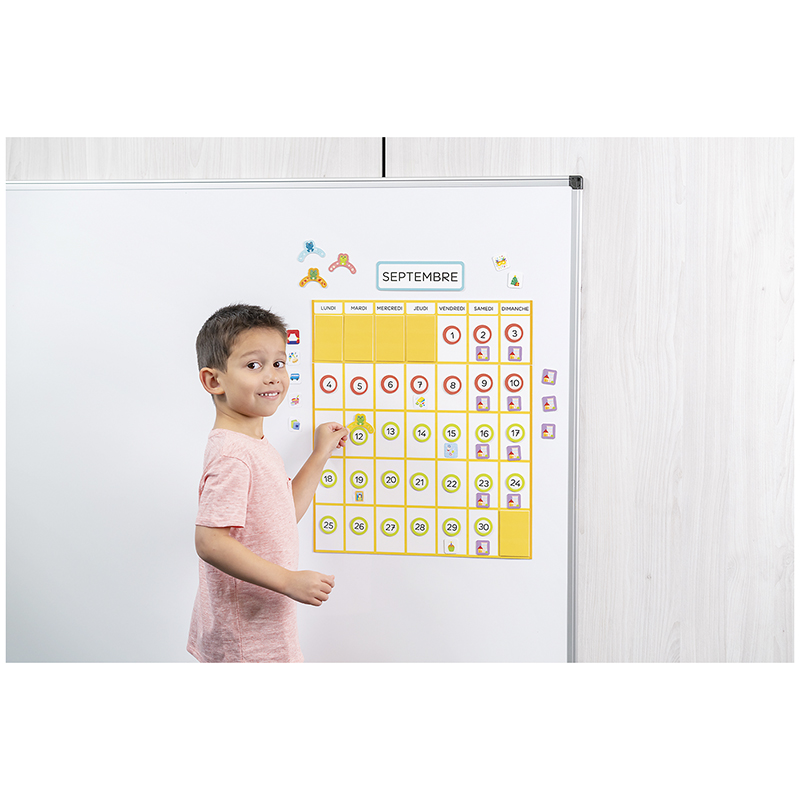 Calendrier magnétique à construire