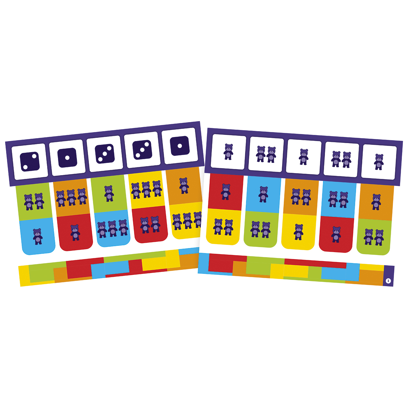 Colorcode - nombres de 1 à 3