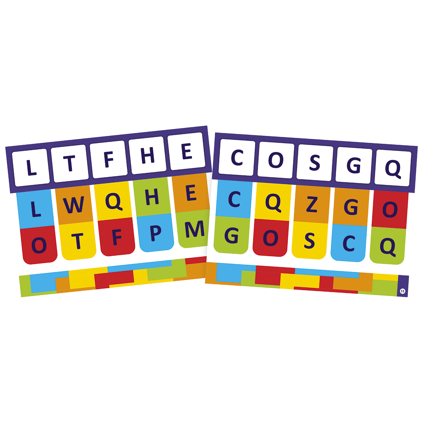 Colorcode - lettres capitales