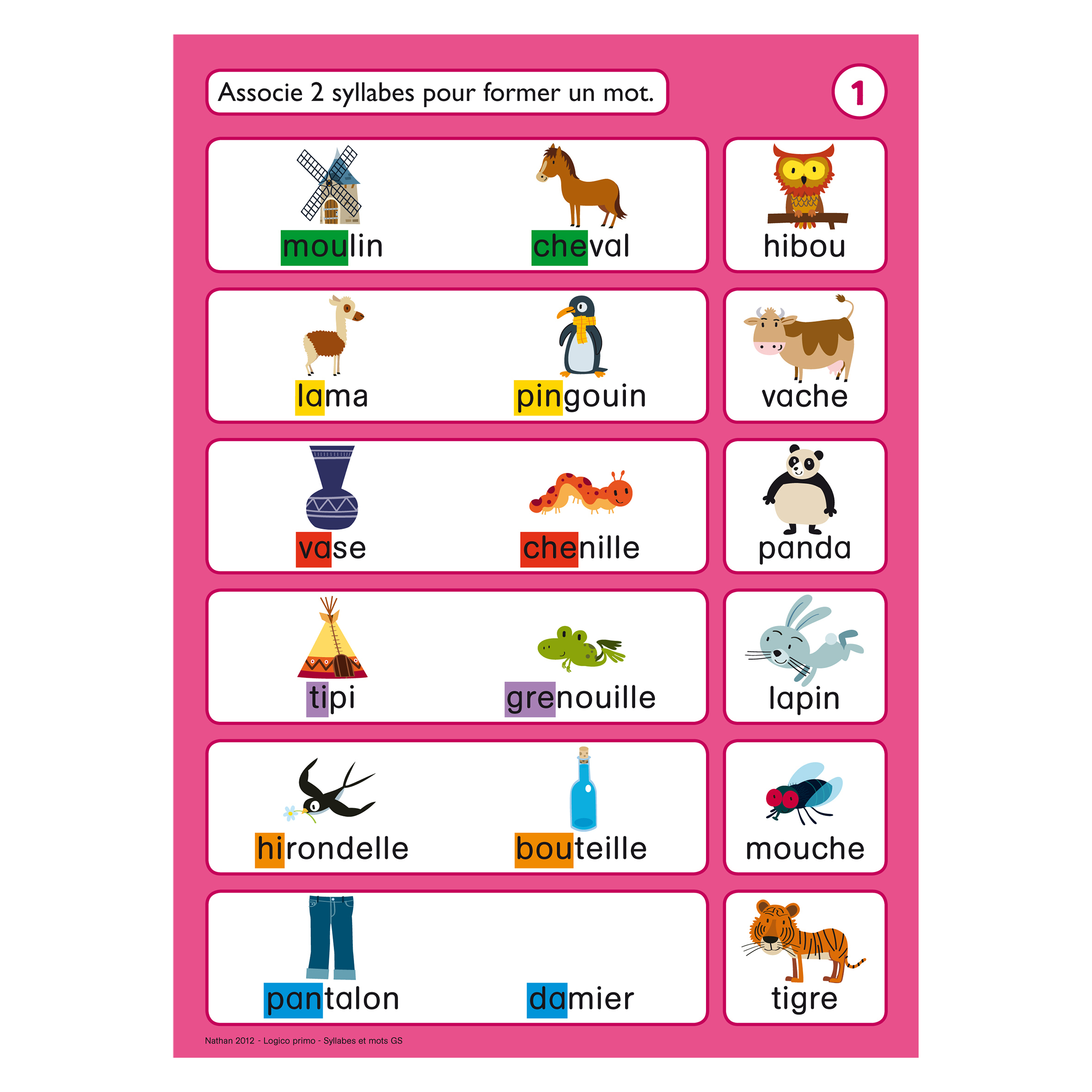 Logico primo - syllabes et mots GS