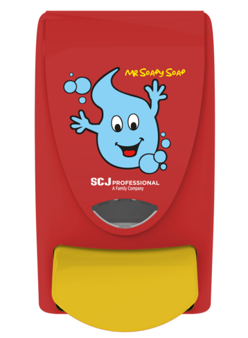 Distributeur de savon par bouton poussoir 1 l - ABS rouge - Deb Proline Soapy Soap