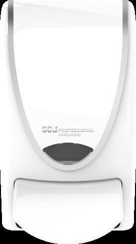 Distributeur de savon salissures courantes par bouton poussoir 1 l - Deb Stoko Refresh Washroom 1000 - ABS blanc
