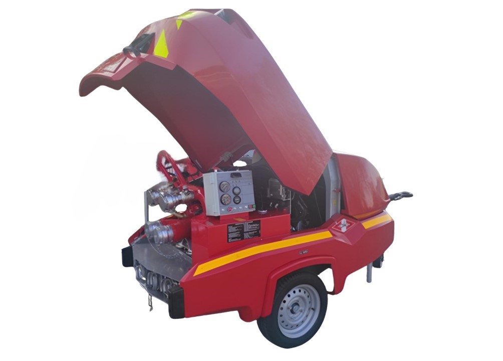 Motopompe remorquable - MPR 1000/10 Motorisation Peugeot diesel DV6 92 ch