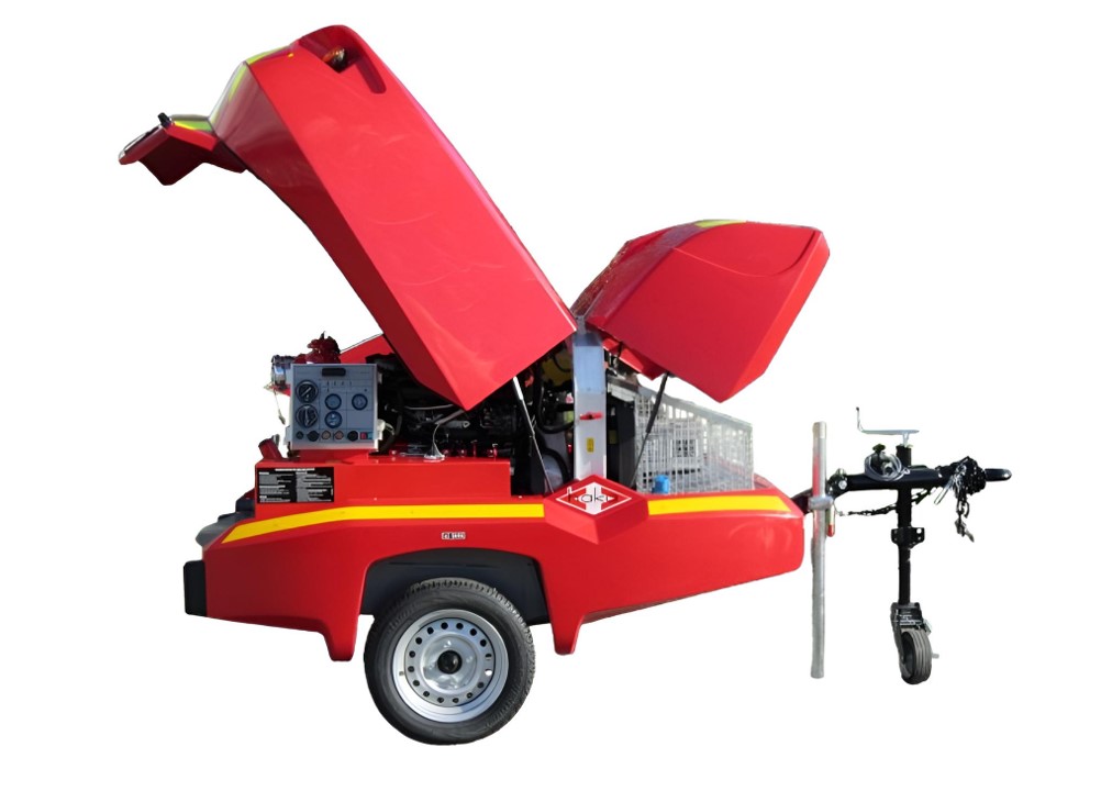 Motopompe remorquable - MPR 1500/15 Motorisation Peugeot diesel DV6 92 ch