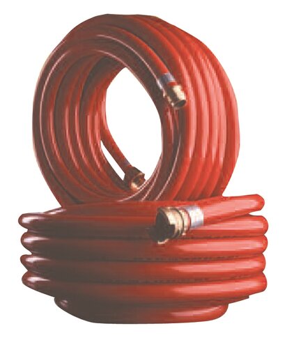 Tuyau semi rigide SP 2 mètres DN 25 avec 2 demi-raccords bronze GFR 20 sertis