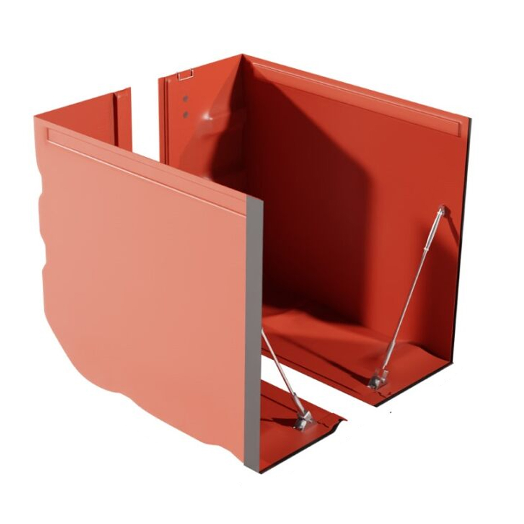 Barrières anti inondation Nofloods easywall BW T50 hauteur 50 cm - extrémité gauche