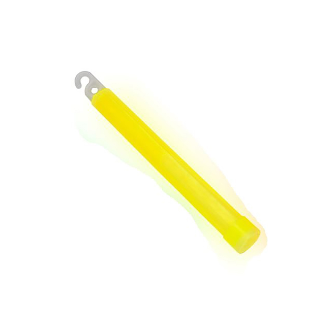 Baton lumineux 15cm cyalume 12h jaune durée de vie 5 ans