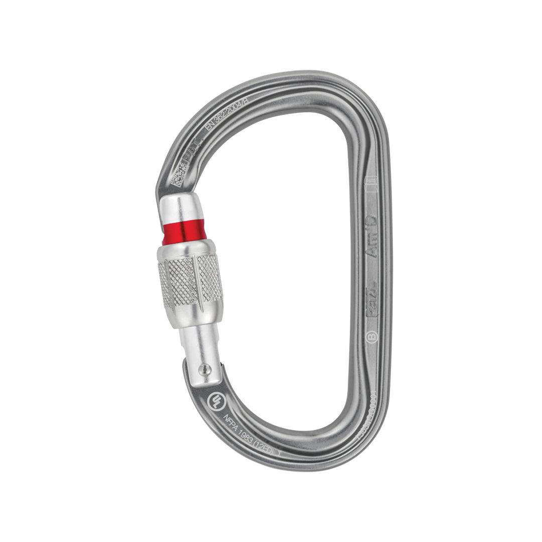 Mousqueton Petzl AM'D screw lock