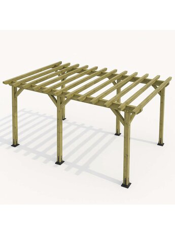 Pergola Novidic - l. 7,5 x L. 5 x ht. 2,50 m - déchargé sous abri