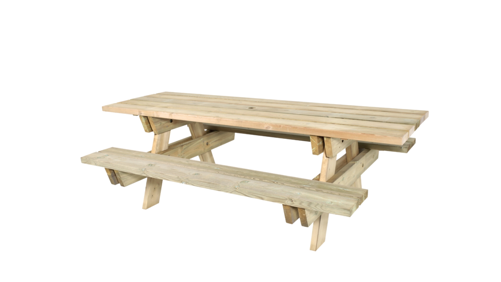 Table Brahat - à poser - fixation avec kit de scellement déchargé sous abri