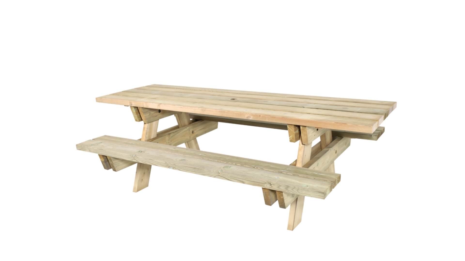 Table Brahat PMR - à poser - fixation avec kit de scellement déchargé sous abri