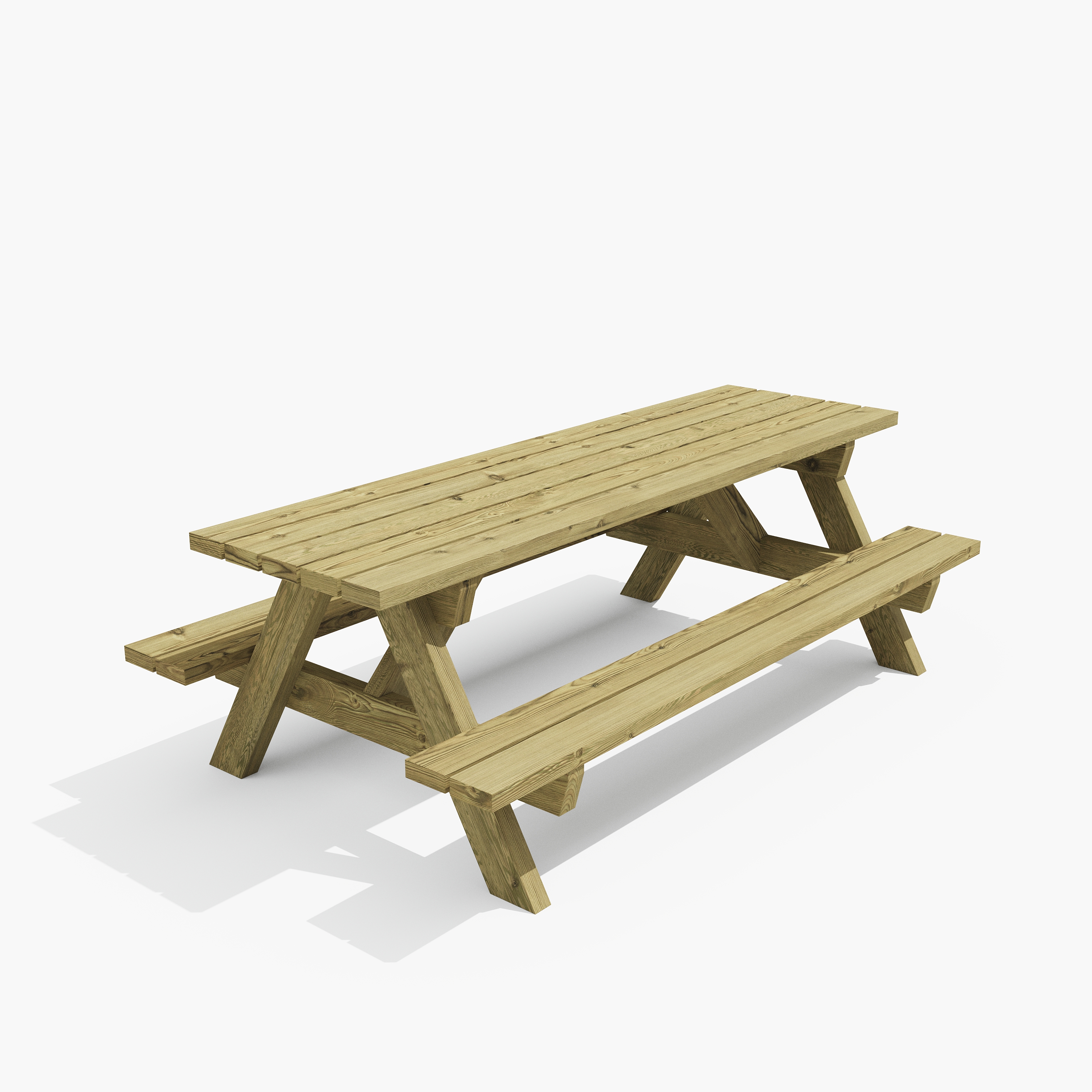 Table Tatiha - à poser - fixation avec kit de scellement déchargé sous abri