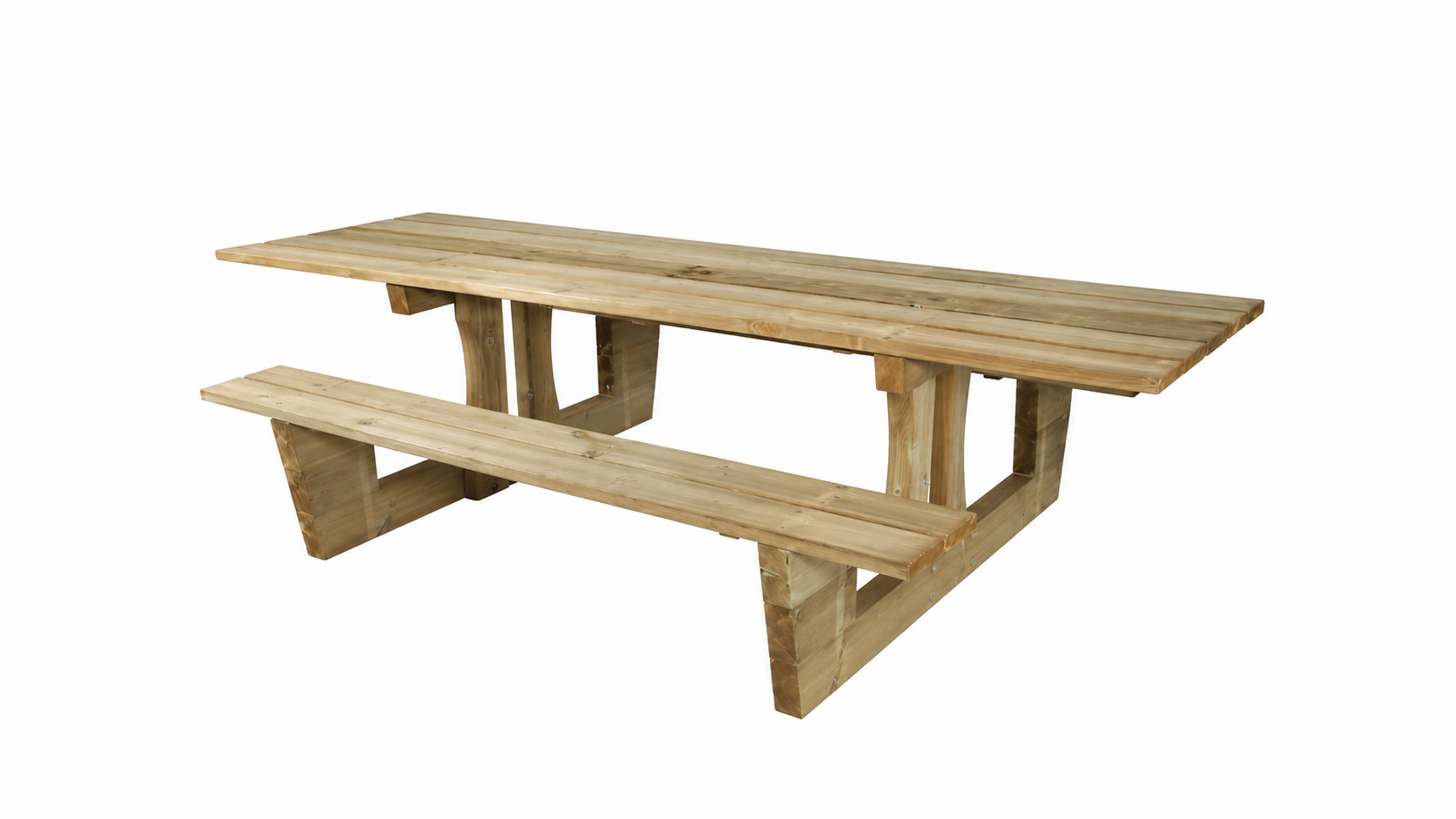 Table Queffin PMR - à poser - fixation avec kit de scellement - déchargé sous abri