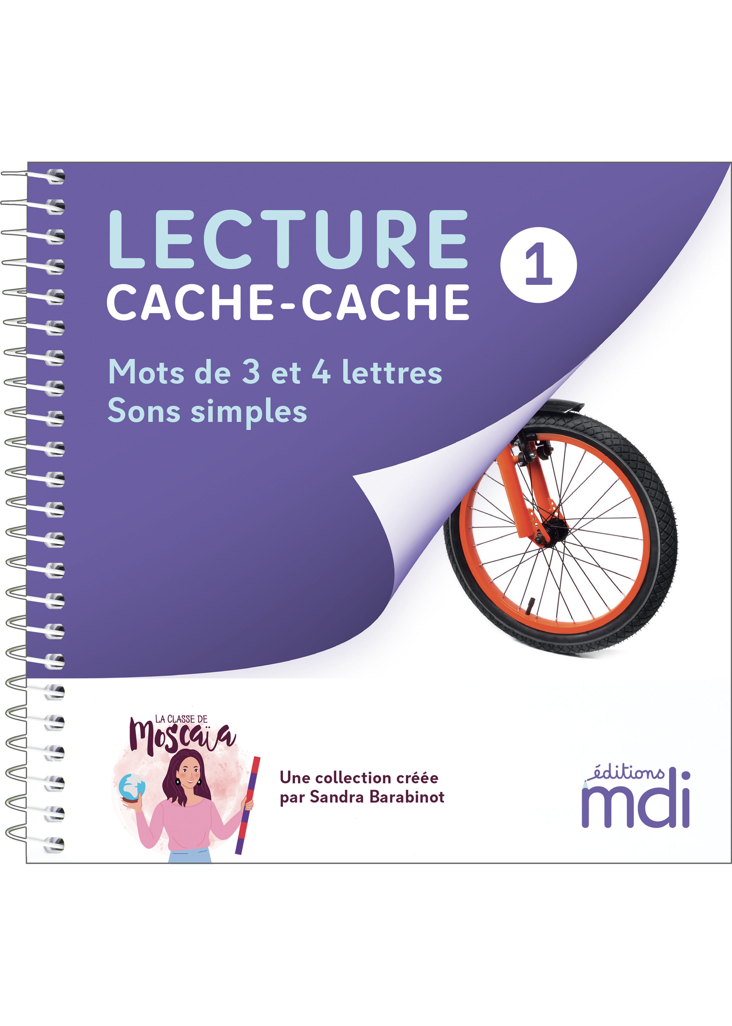 Lecture cache-cache - livre 1 - sons simples 2 à 4 lettres