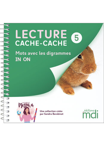 Lecture cache-cache - livre 5 - digrammes on, in