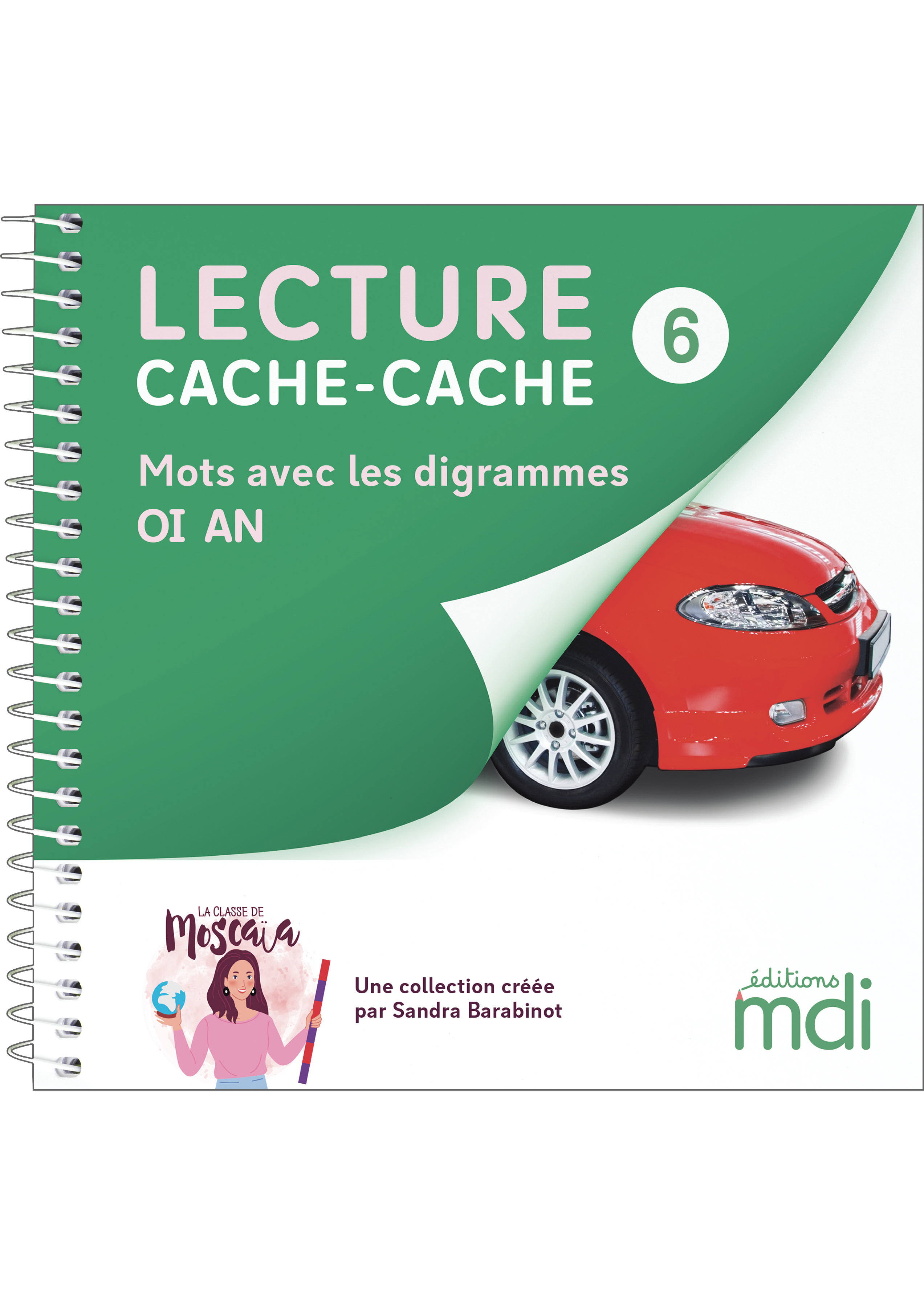 Lecture cache-cache - livre 6 - digrammes oi, an
