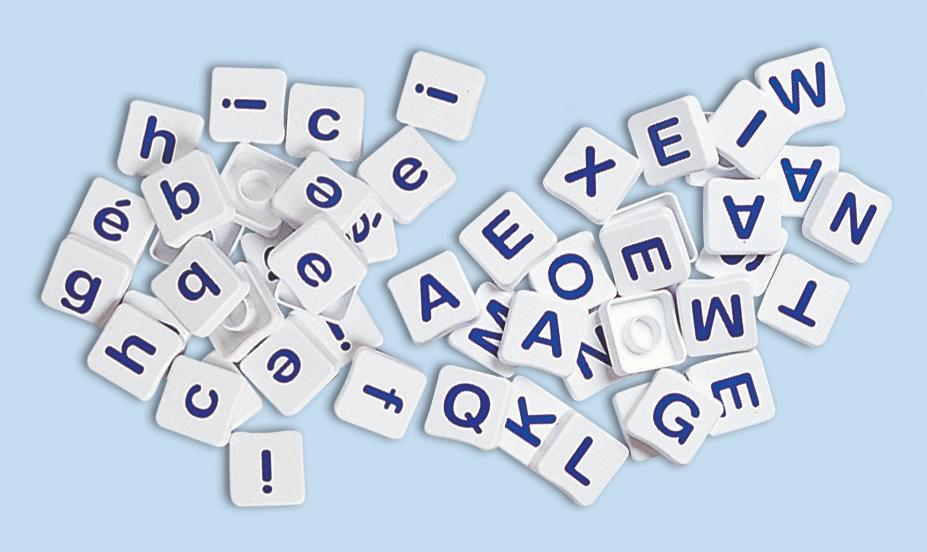 Pions-lettres majuscules et script