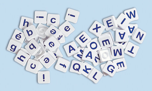 Pions-lettres majuscules et script