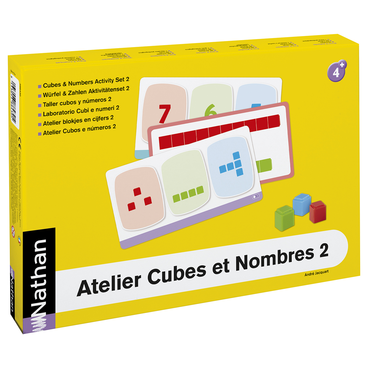 Atelier cubes et nombres 2 -2 enfants