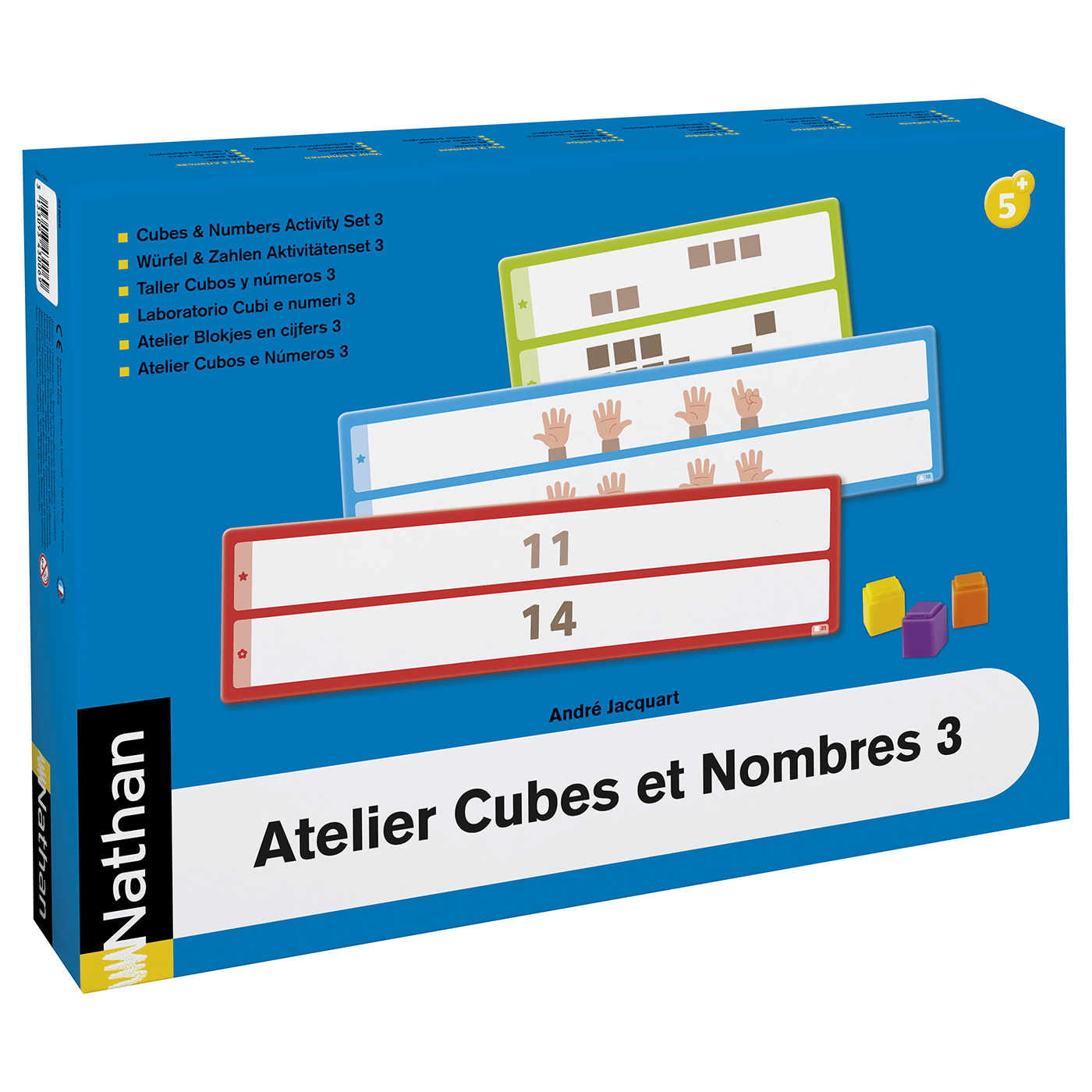 Atelier cubes et nombres 3 - 2 enfants