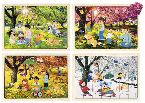 Puzzles - les 4 saisons