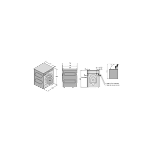 Lave-linge hublot 11 kg 1400 tours Asko W3114CXLW - classe A