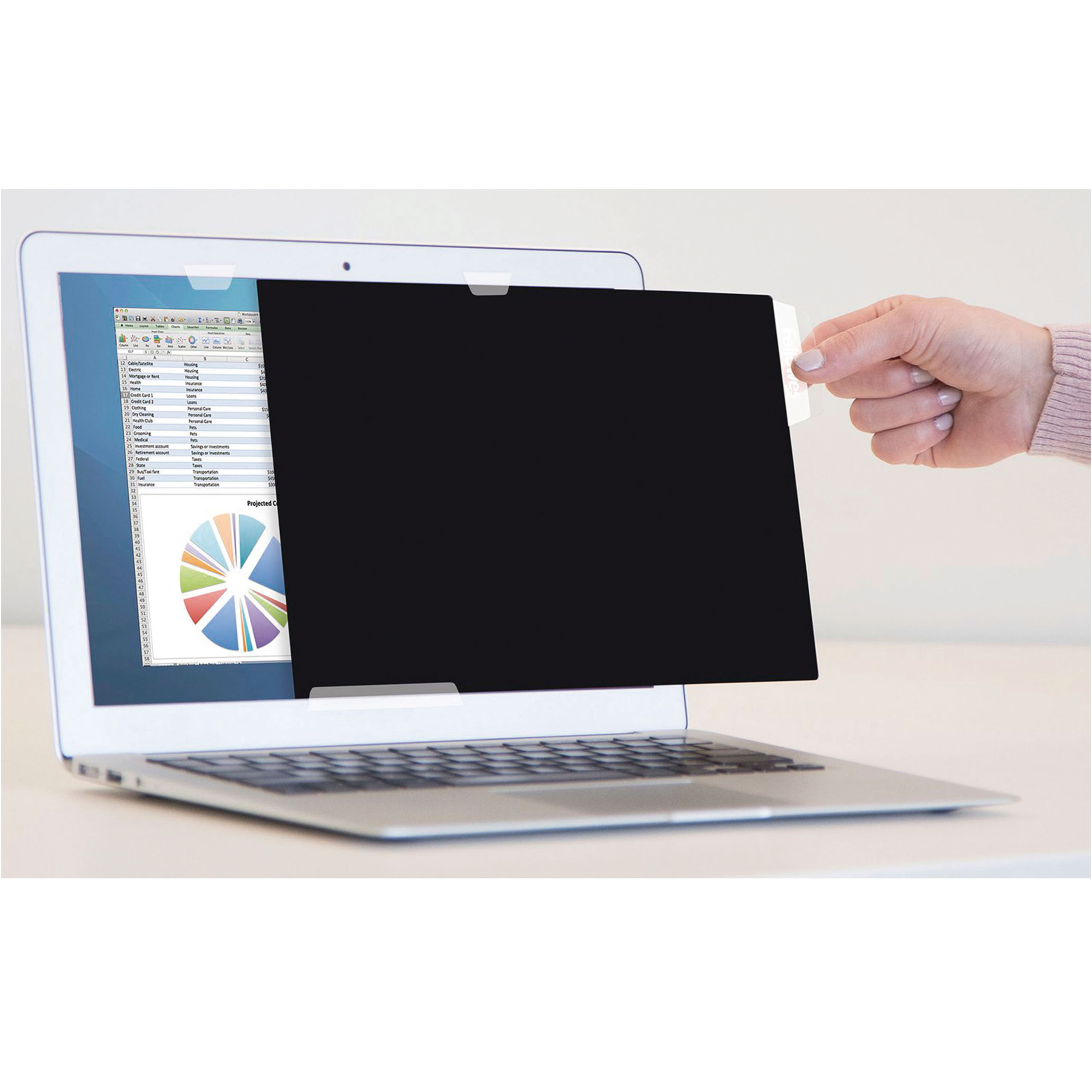 Filtre de confidentialité panoramique Fellowes Privascreen black-out pour écran d'ordinateur portable 14'' - 16:9