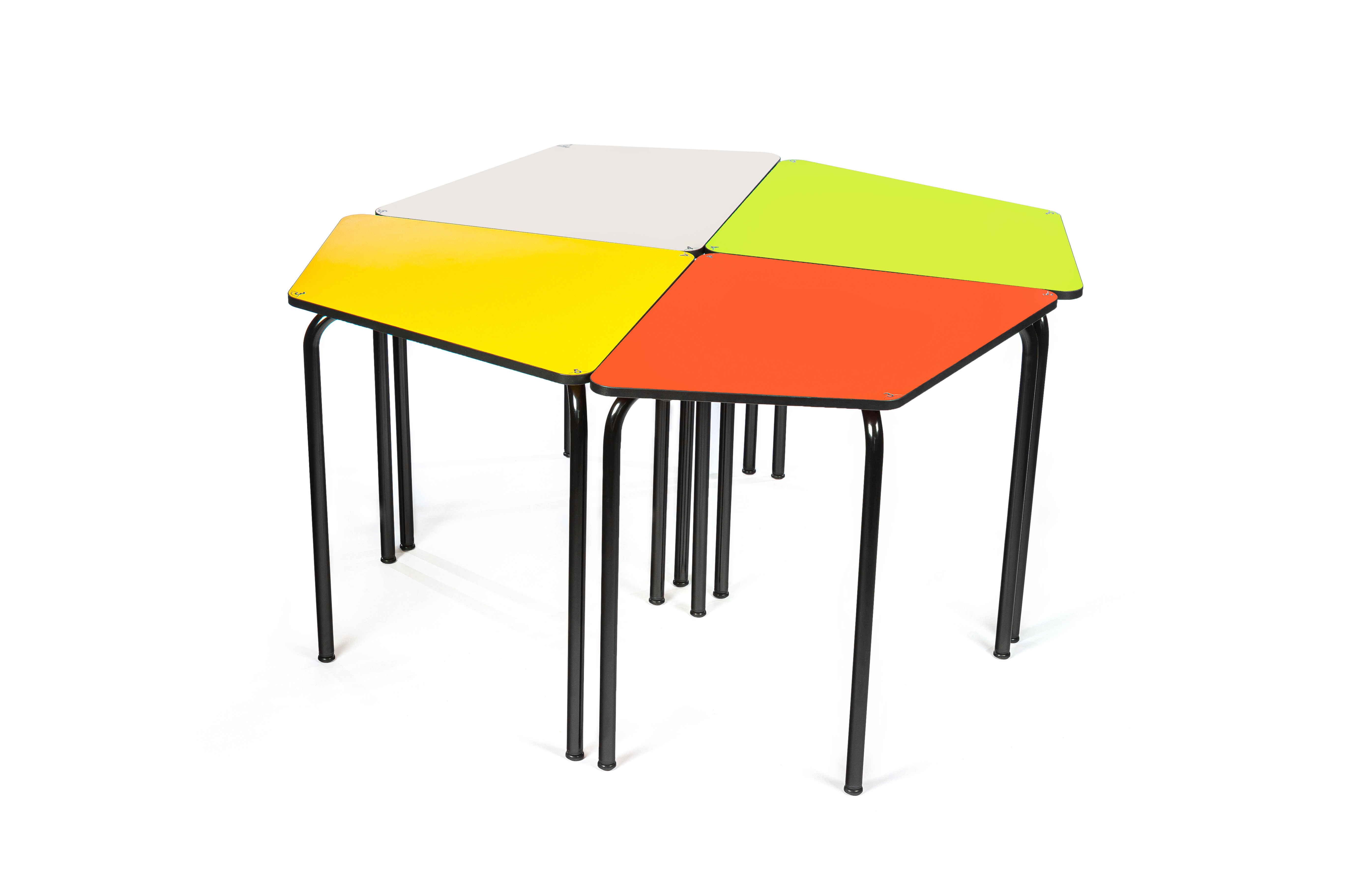 Table Program 3.4.5 - mélaminé - taille 5 - lot de 2