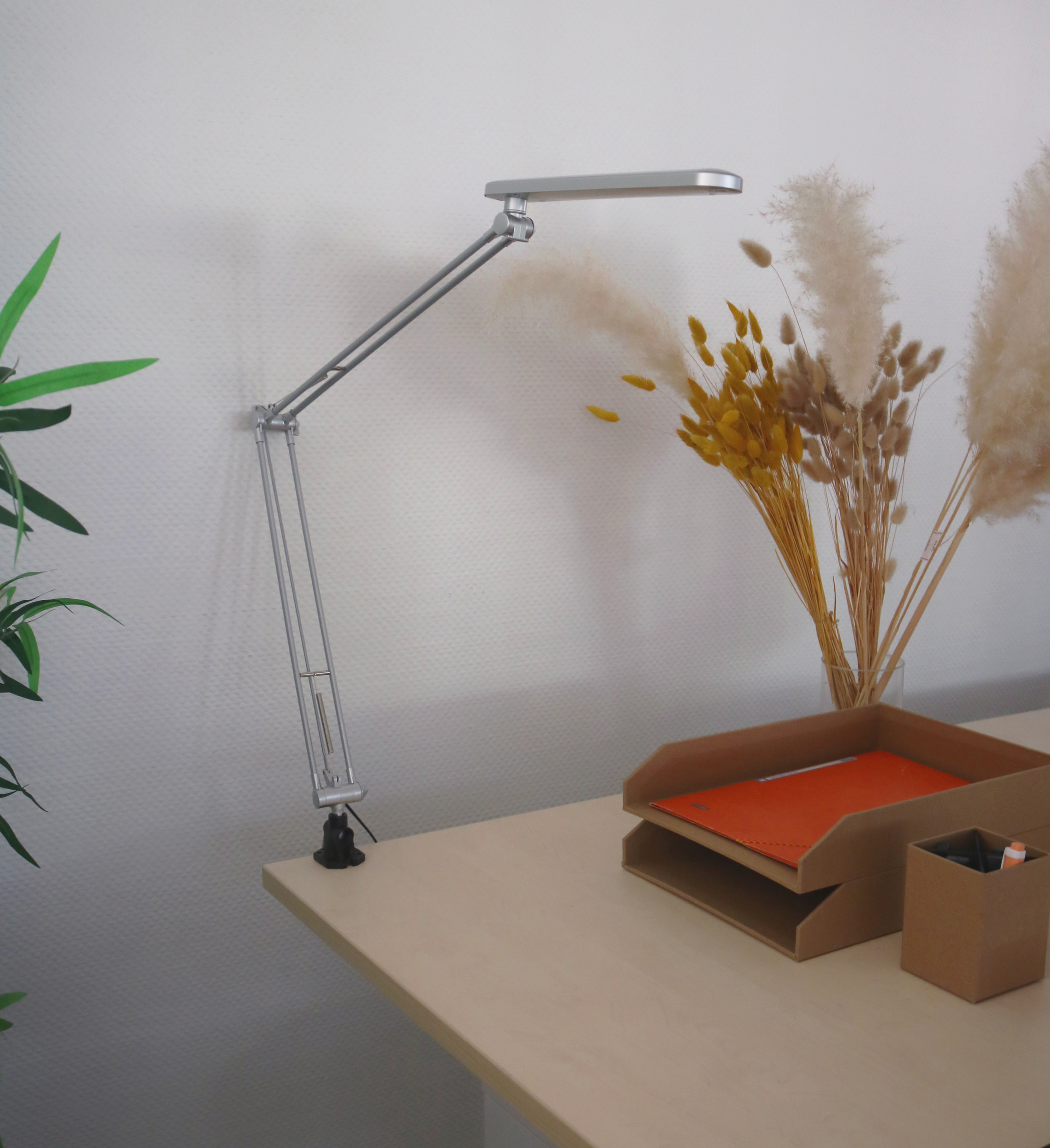 Lampe de bureau LED Mamboled gris