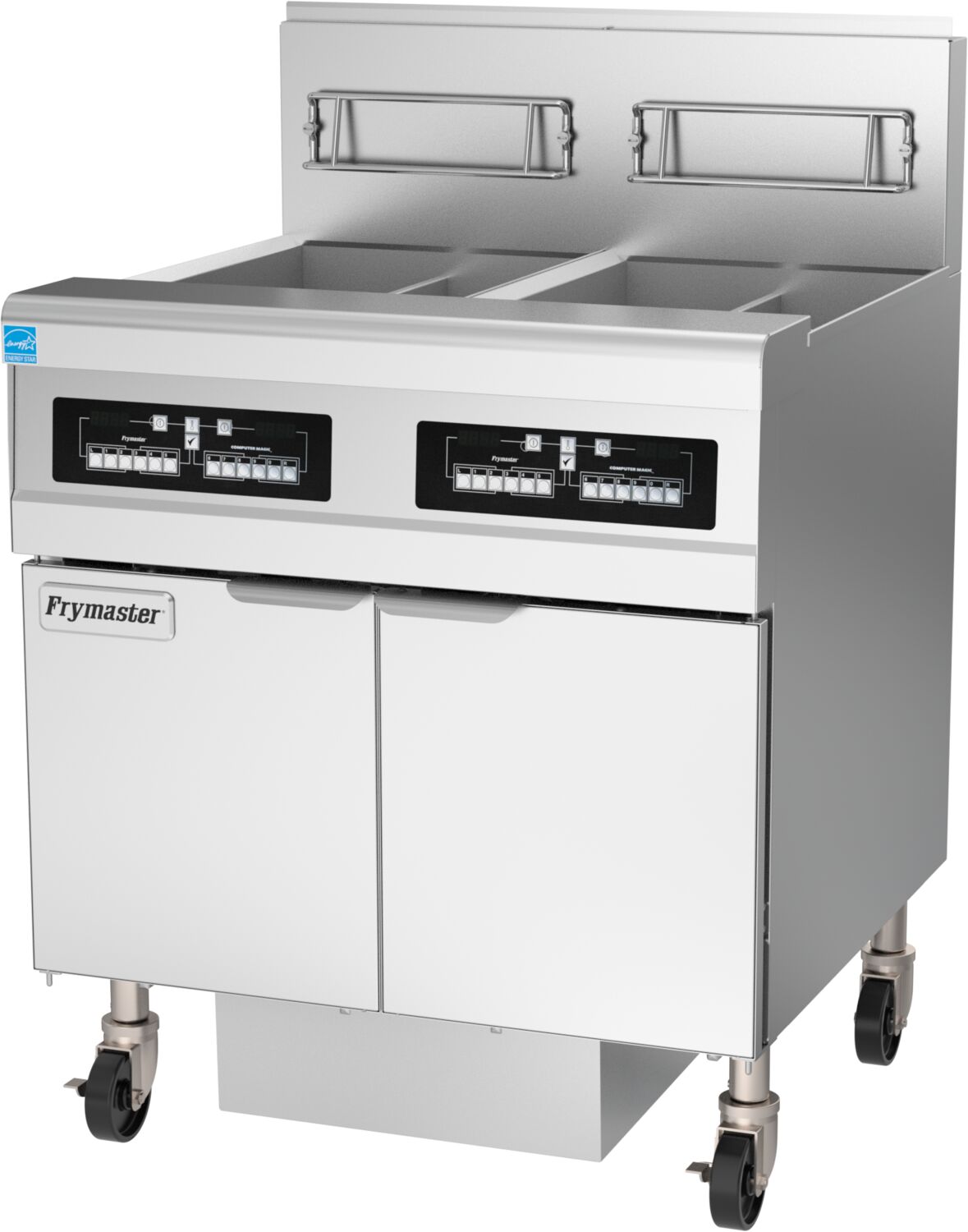 Batterie 2 friteuses gaz haut rendement H55CSC + FOOT PRINT Filtration