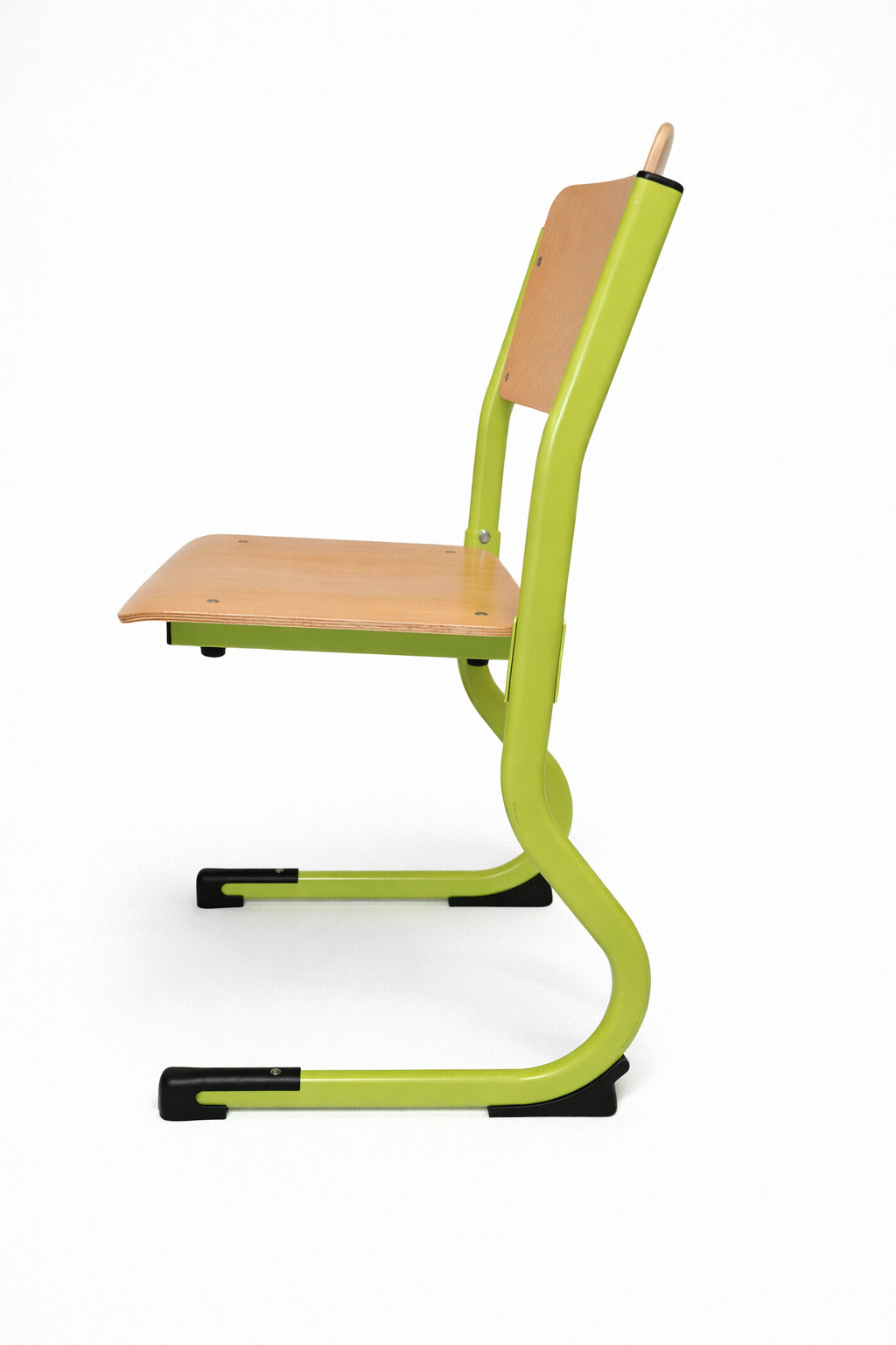 Chaise - mobilier réemployé Taille T4 à T6 - piétement Vert Anis - Lot de 32