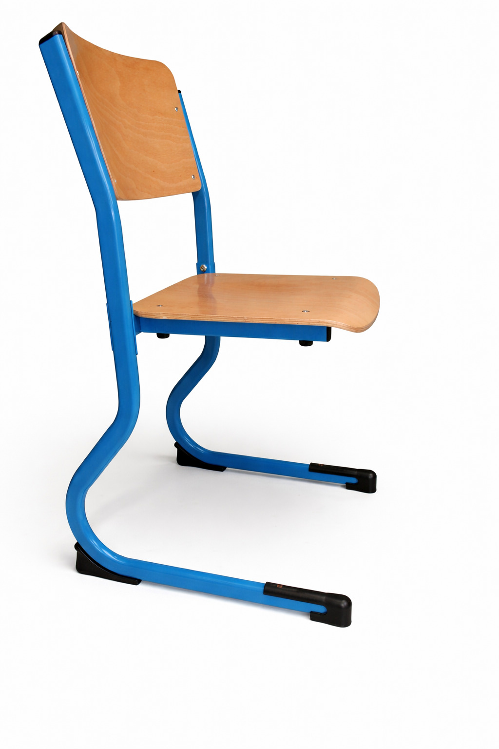 Chaise - mobilier réemployé Taille T4 à T6 - piétement Bleu - Lot de 31