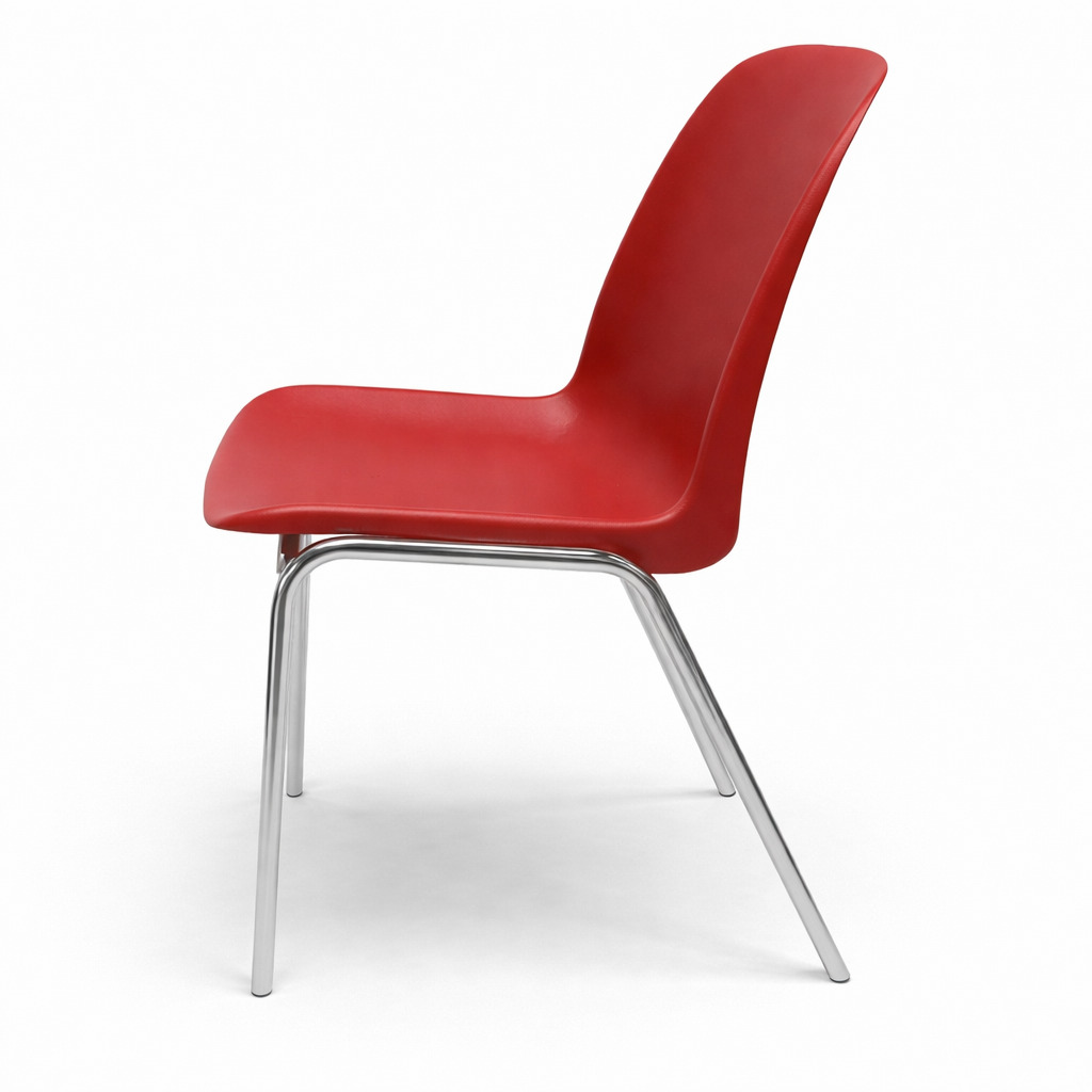 Chaise - mobilier réemployé Taille 6 - piétement Chromé - Lot de 7