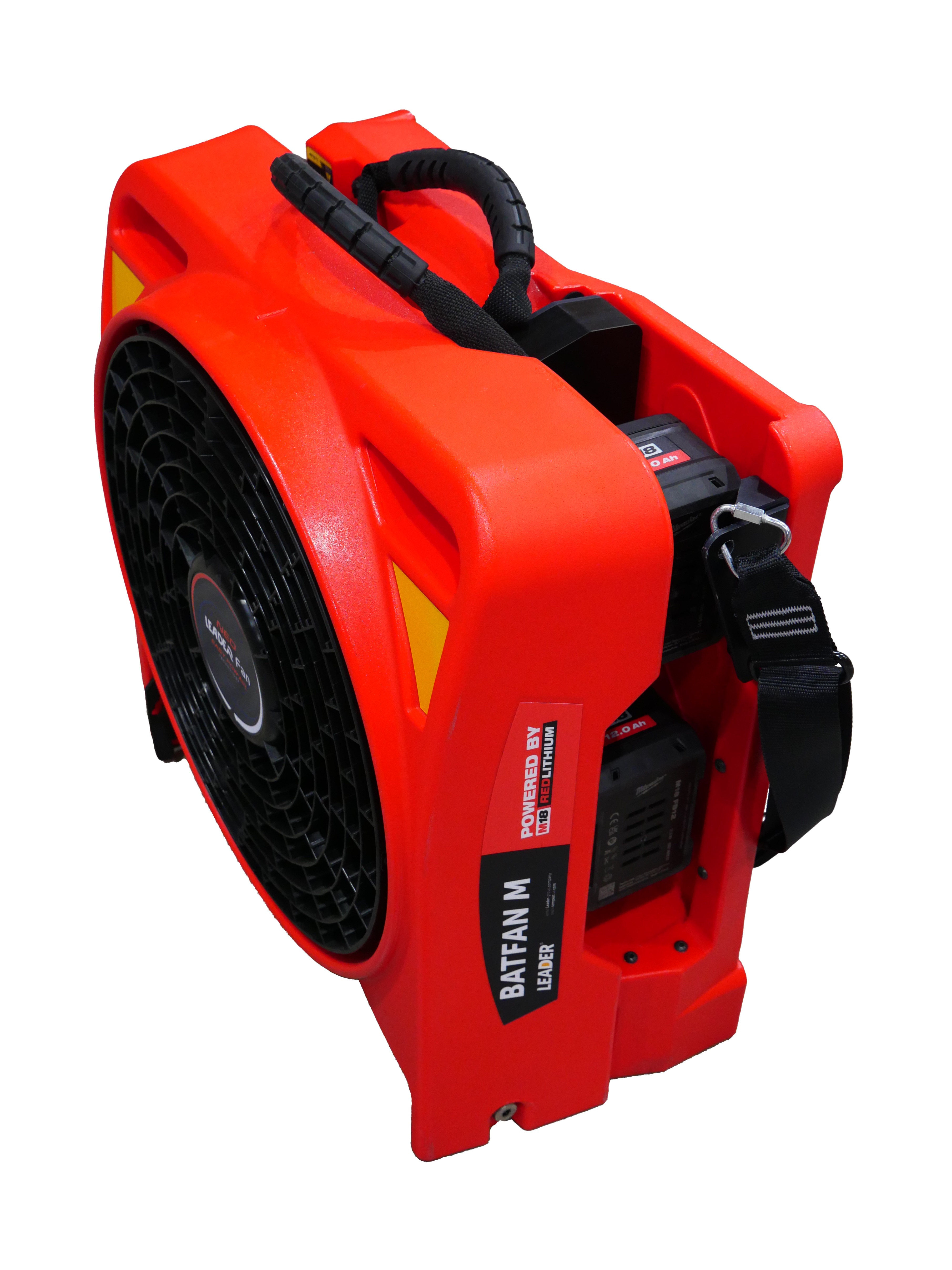 Ventilateur électrique sur batterie Batfan Milwaukee 220V fiche CE - avec chargeur et deux batteries