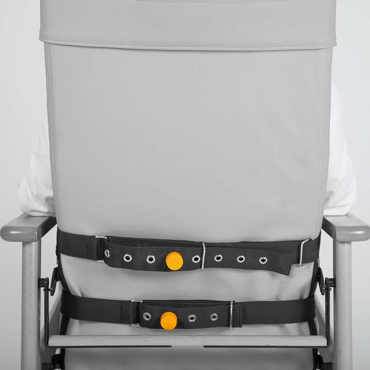 Set ceinture périnéale maintien SALVACLIP SAFE pour fauteuil de repos -fermeture magnétique-Taille L-1 carton de 1 unité